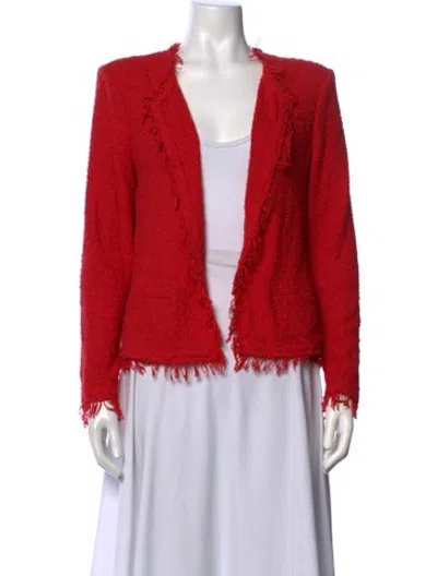 Pre-owned Iro Open Front Sweater In Pink
