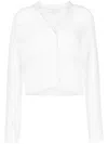 Iro Open-knit Cotton-wool Blend Cardigan In Weiss