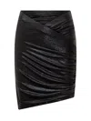 Iro Ophine Skirt In Black Lurex