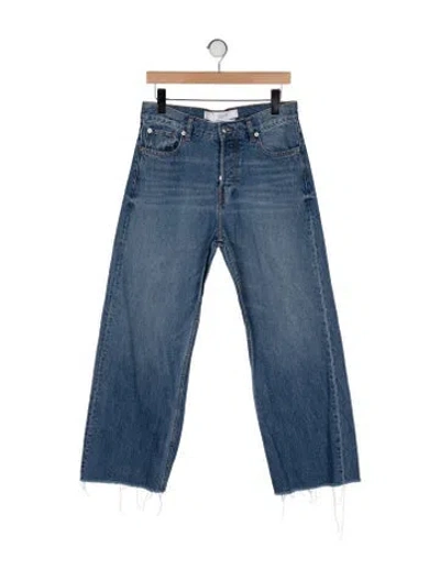 Pre-owned Iro Orchae Wide Leg Jeans In Blue