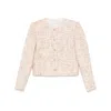 Iro Wool Blend Short Jacket In Beige