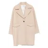 Iro Flap-pocket Buttoned-up Coat In Neutral