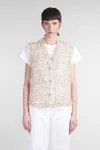 Iro Ozya Casual Jacket In Beige Polyester