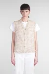 Iro Ozya Casual Jacket In Beige Polyester