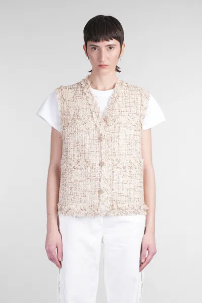 Iro Ozya Casual Jacket In Beige Polyester