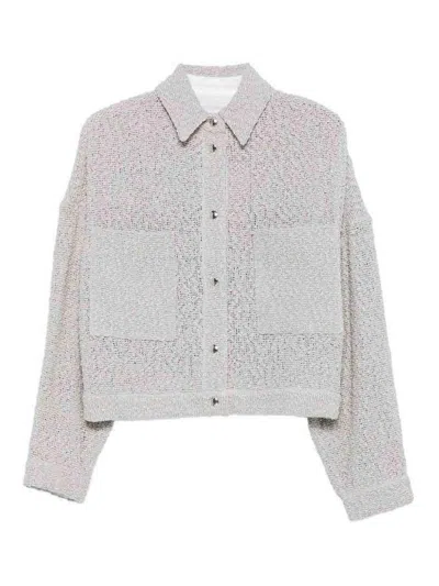Iro Pabli Cotton Jacket In Gray