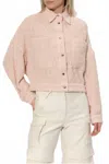 Iro Pabli Textured Jacket In Pink