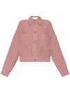 Iro Long-sleeved Casual Jacket In Pink