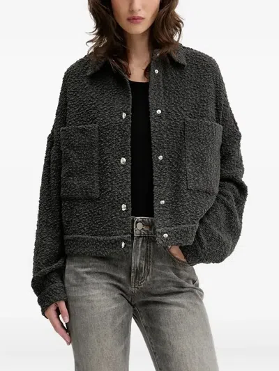 Iro Pabli Textured Jacket In Black
