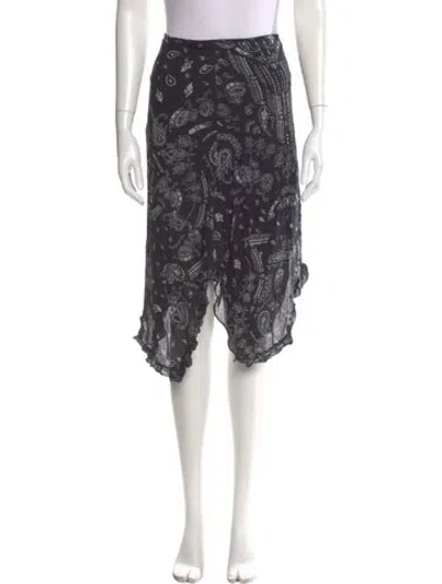 Pre-owned Iro Paisley Print Knee-length Skirt In Multi