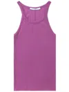 Iro Palisso Ribbed Tank Top In Purple