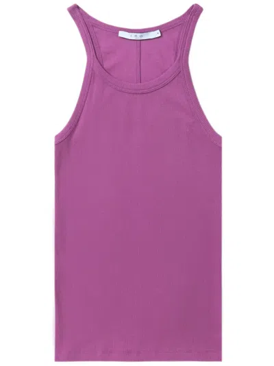 Iro Palisso Ribbed Tank Top In Purple