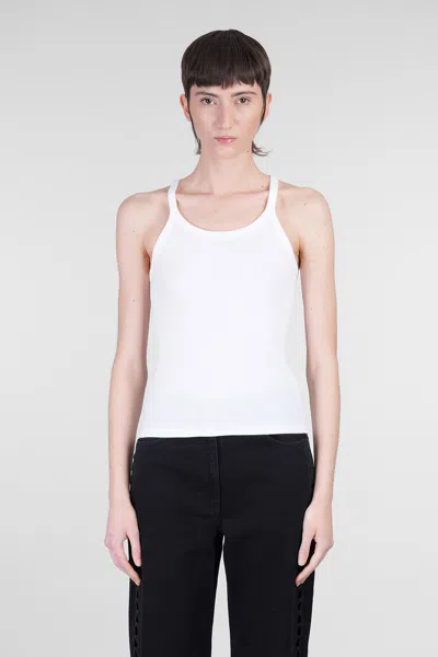 Iro Palisso Tank Top In White Cotton