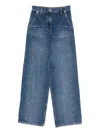 Iro Panelled Jeans In Blue