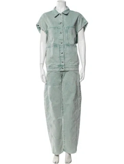 Pre-owned Iro Pant Set In Green