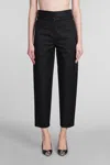 IRO PANTS IN BLACK COTTON