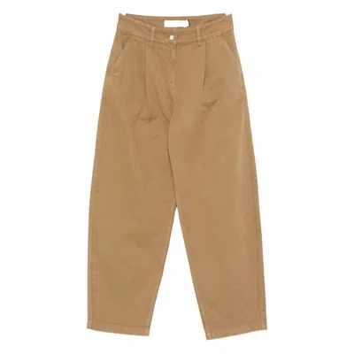 Iro Pleated Trousers In Brown