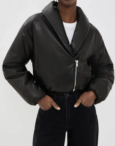 Iro Paris Auxence Leather Jacket In Black