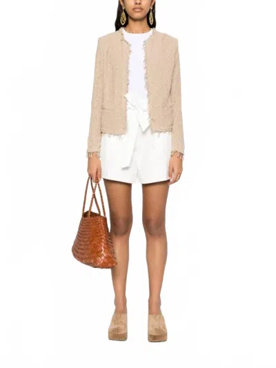 Iro Paris Shavani Jacket In Sand Beige In Neutral