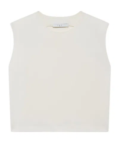 Iro Patoya Round-neck Top In White