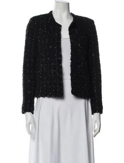 Pre-owned Iro Patterned Blazer In Black