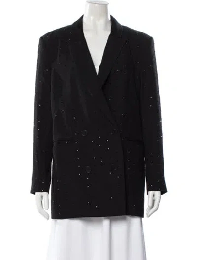 Pre-owned Iro Patterned Blazer In Black