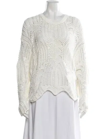 Pre-owned Iro Patterned Crew Neck Sweater In Neutral