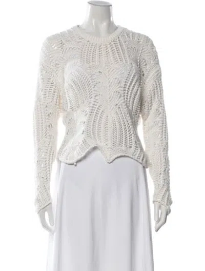 Pre-owned Iro Patterned Crew Neck Sweater In Neutrals