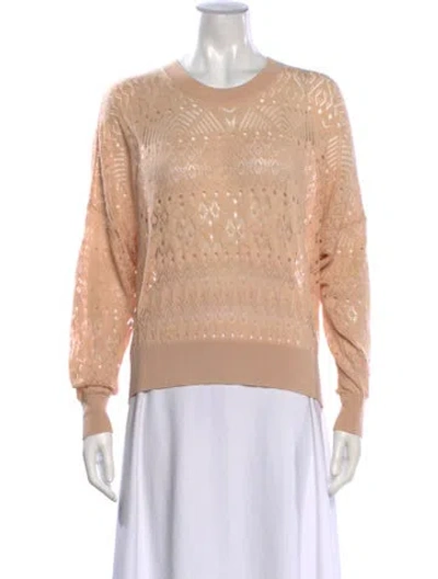 Pre-owned Iro Patterned Crew Neck Sweater In Neutrals