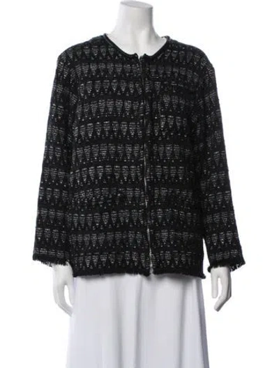 Pre-owned Iro Patterned Jacket In Black