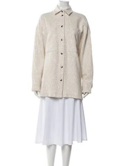 Pre-owned Iro Patterned Jacket In Neutral