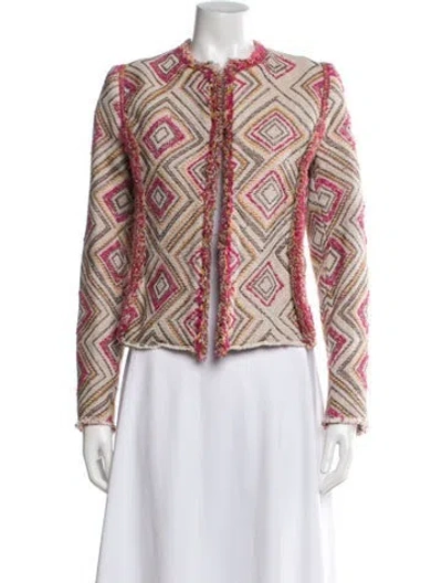 Pre-owned Iro Patterned Jacket In Neutral