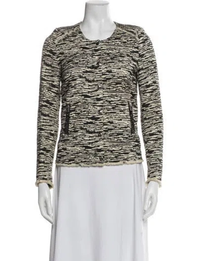 Pre-owned Iro Patterned Jacket In Neutral