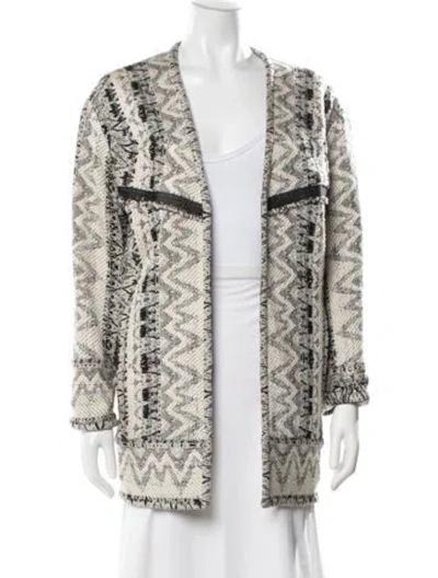 Pre-owned Iro Patterned Jacket In Neutral
