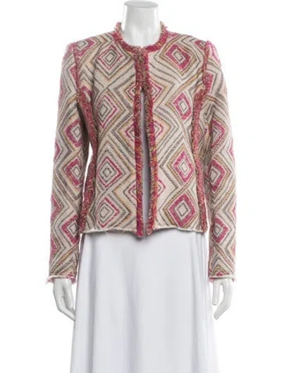 Pre-owned Iro Patterned Jacket In Neutral