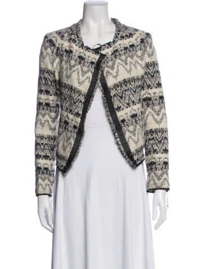 Pre-owned Iro Patterned Jacket In Neutrals