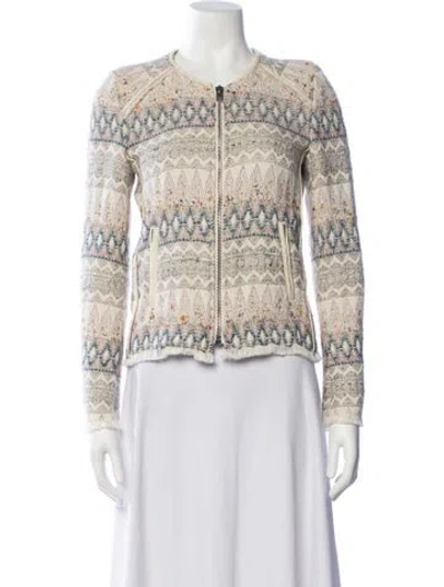 Pre-owned Iro Patterned Jacket In Neutrals