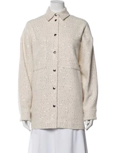 Pre-owned Iro Patterned Jacket In Neutrals