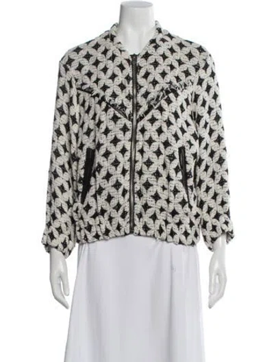 Pre-owned Iro Patterned Jacket In White
