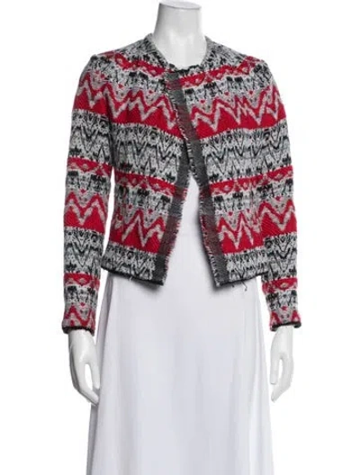 Pre-owned Iro Patterned Jacket In White