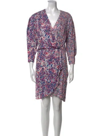 Pre-owned Iro Patterned Knee-length Dress In Pink