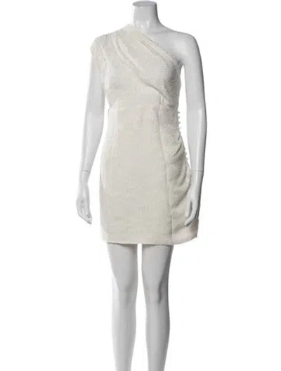 Pre-owned Iro Patterned Mini Dress In Neutral