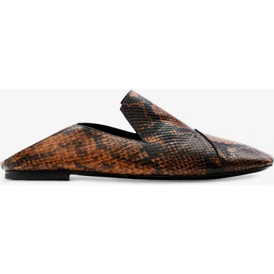 Iro Phyton Tuxedo Flat In Animal Print