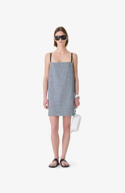 Iro Pima Mini Dress In Blue