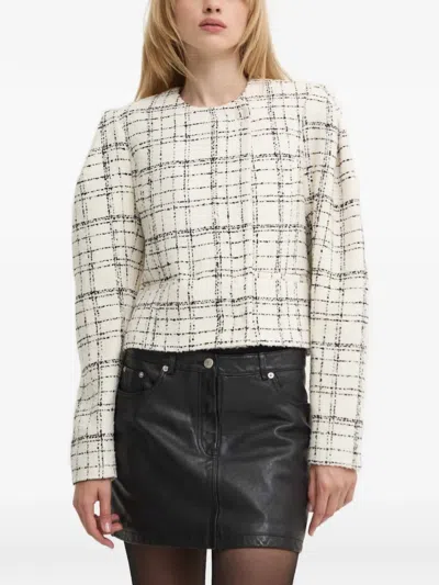 Iro Plaid Jacket In Neutral