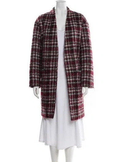 Pre-owned Iro Plaid Print Coat