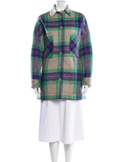 Pre-owned Iro Plaid Print Jacket In Multi