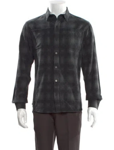 Pre-owned Iro Plaid Print Long Sleeve Shirt W/ Tags In Green