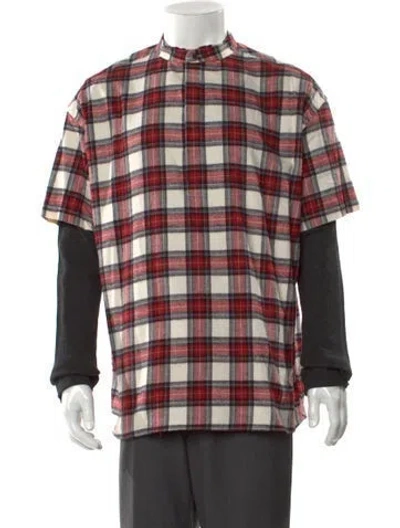 Pre-owned Iro Plaid Print Long Sleeve Shirt W/ Tags In Multi