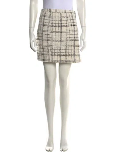 Pre-owned Iro Plaid Print Mini Skirt In Multi